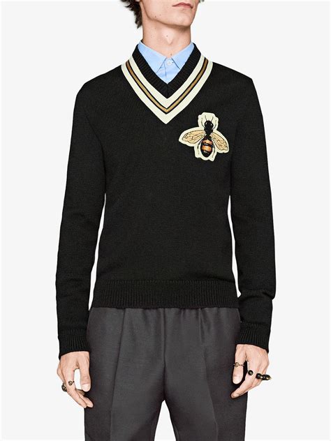 mens vnevk gucci bee|Gucci sweaters for men.